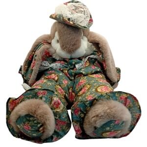 1993 Vintage Aunt Bea Bunny Plush‎ Victorian Style Easter Collectible Toy Kids